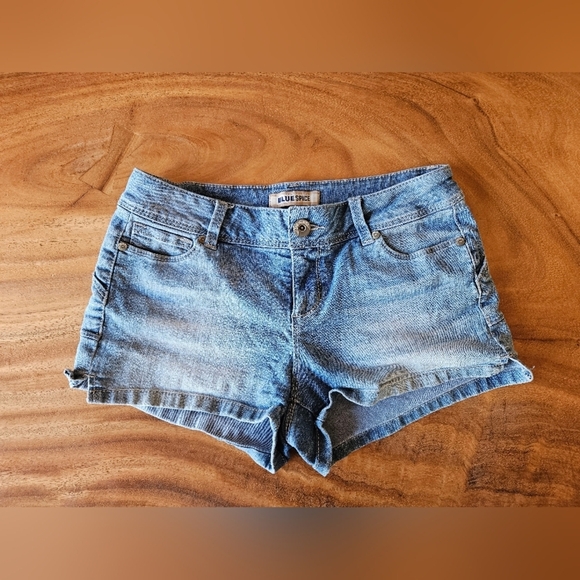 Bluespice 9 inch Denim Women's Shorts Size 5 A00166 - Picture 2 of 7